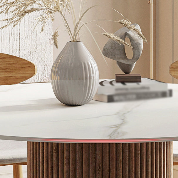 Modern Style 1/4/5/7 Pieces Dining Set Sintered Stone Dining Table Set for Kitchen