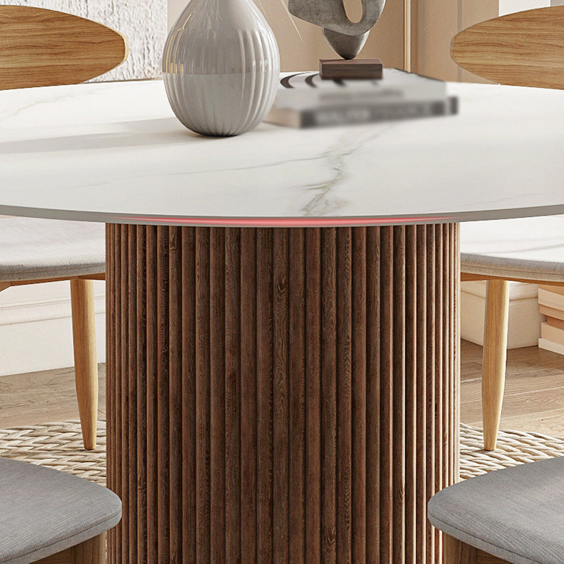 Modern Style 1/4/5/7 Pieces Dining Set Sintered Stone Dining Table Set for Kitchen