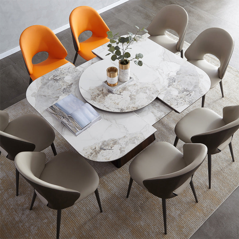 Modern Style 1/4/5/9 Pieces Dining Set Sintered Stone Dining Table Set for Kitchen