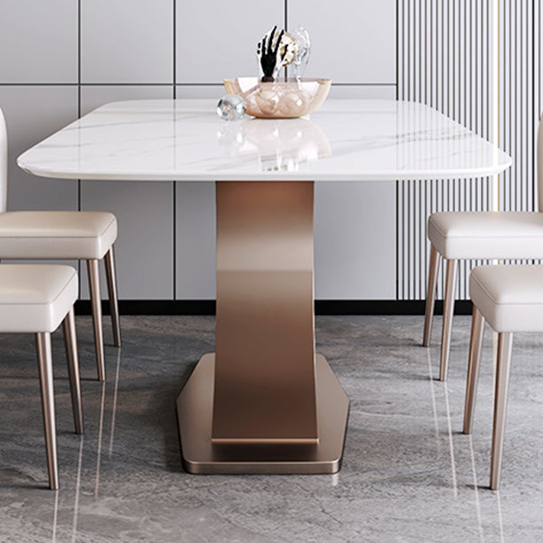 Contemporary 1/4/5/6 Pieces Dining Set Sintered Stone Dining Room Set