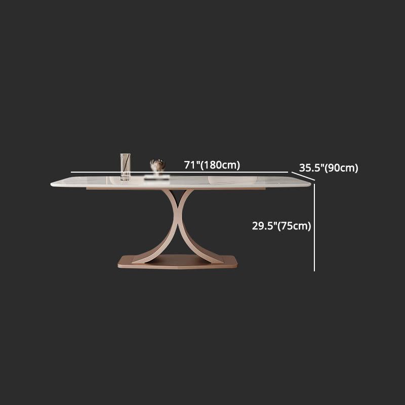Contemporary 1/4/5/6 Pieces Dining Set Sintered Stone Dining Room Set