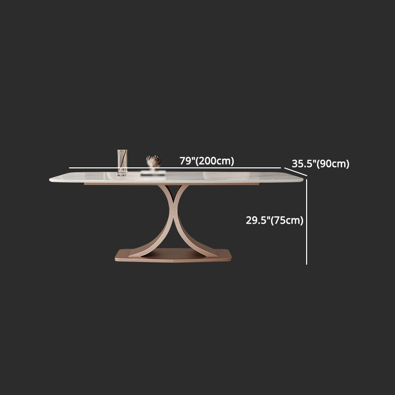 Contemporary 1/4/5/6 Pieces Dining Set Sintered Stone Dining Room Set