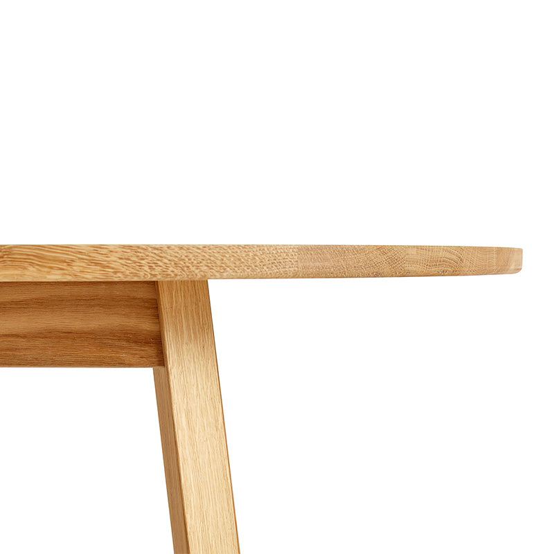 Mesa de madera moderna para mesa de comedor ovalado de restaurante con 4 patas