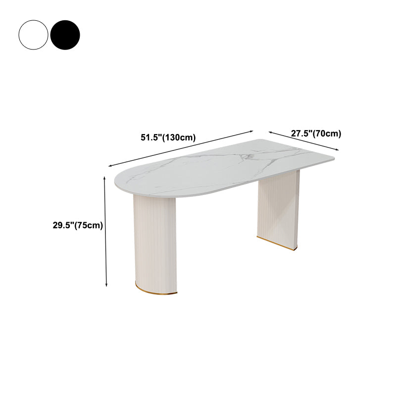 Sintered Stone Esstisch Luxus Doppelpodestisch für Esszimmer