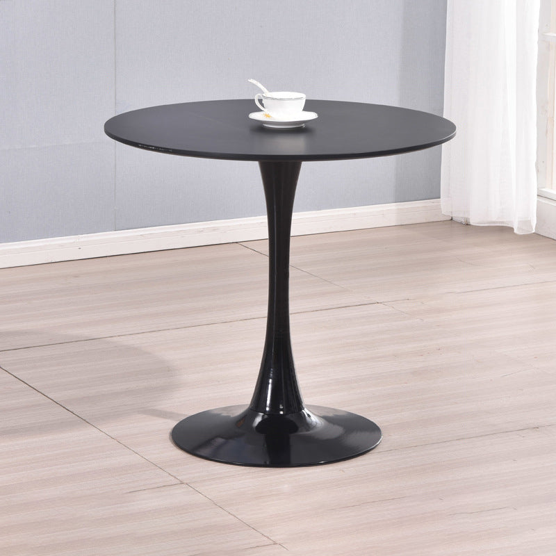 Modern Round Dinette Table Tulip Base Dining Table for Restaurant
