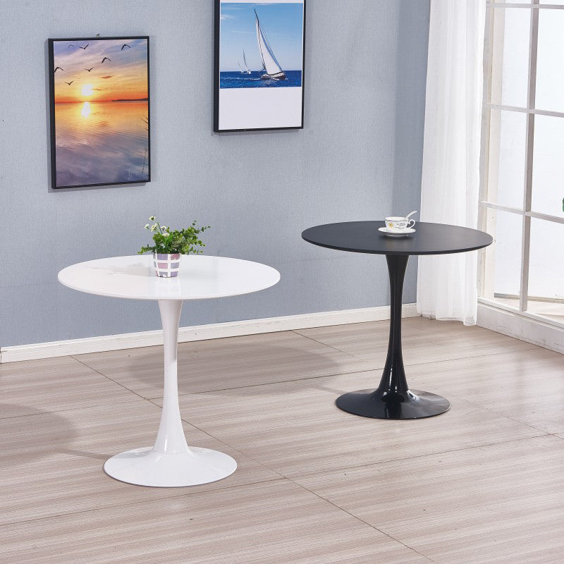 Modern Round Dinette Table Tulip Base Dining Table for Restaurant