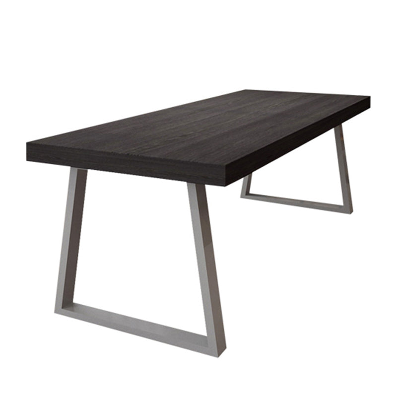 Industrial Style Pine Solid Wood Dining Table Sled Base Dining Room Collection