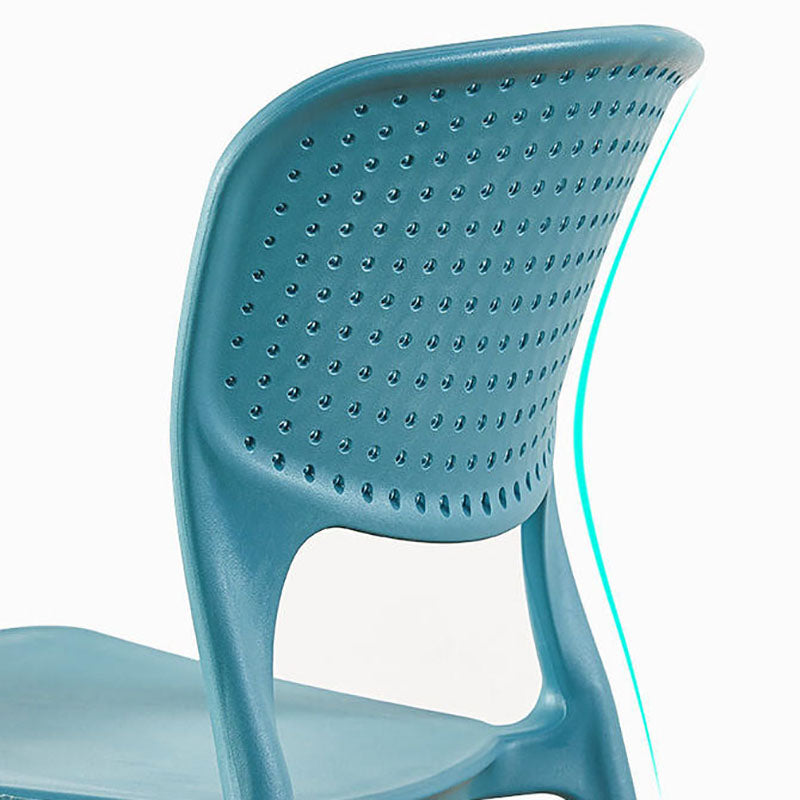 Sillas traseras abiertas contemporáneas que cenan la silla lateral plástica apilable sin brazos