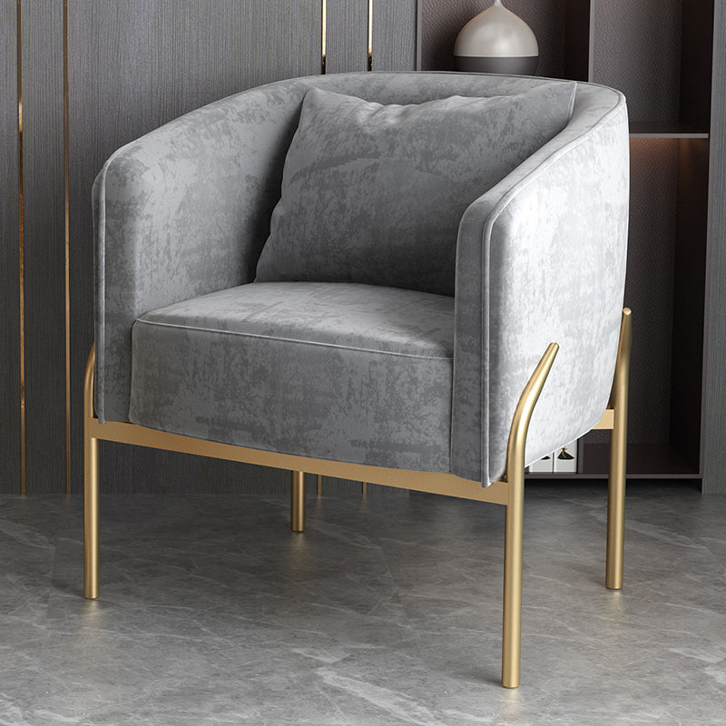 Silla de comedor tapizada sin brazos del metal de Glam que cena la silla lateral para el uso del restaurante