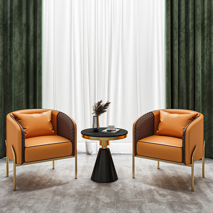 Silla de comedor tapizada sin brazos del metal de Glam que cena la silla lateral para el uso del restaurante
