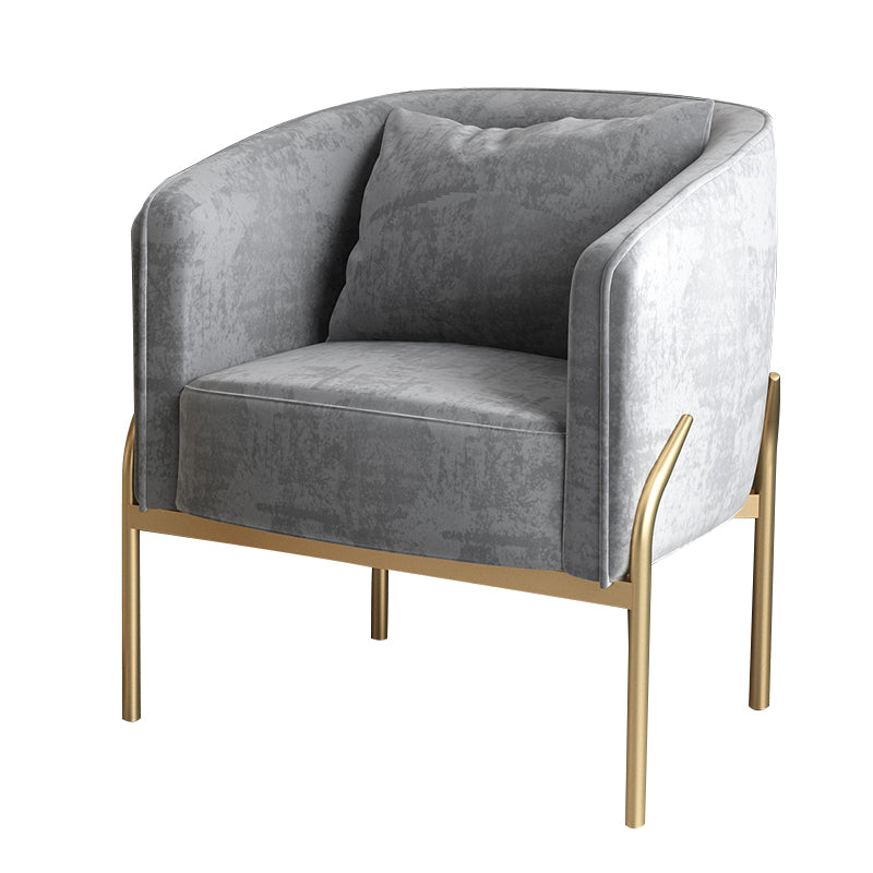 Silla de comedor tapizada sin brazos del metal de Glam que cena la silla lateral para el uso del restaurante