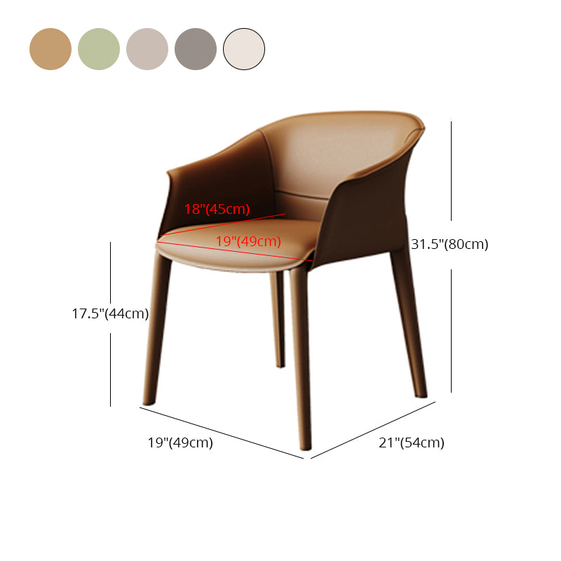 Silla de comedor de metal moderno, silla de comedor de cuero para uso en restaurantes