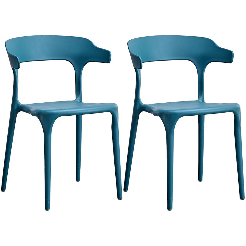 Silla de cocina contemporánea que cena la silla lateral sin brazos con las piernas plásticas