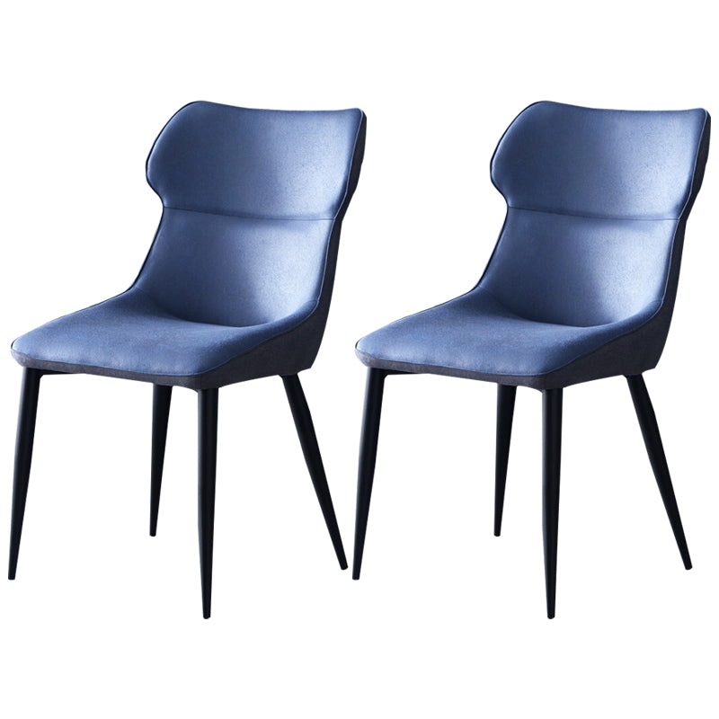 Sillas de cocina contemporáneas, silla auxiliar con brazo de comedor y patas de metal