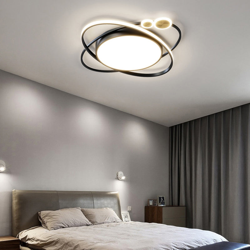 Acrylic Shade LED Flush Mounted Ceiling Lights Contemporary Lighting Fixture