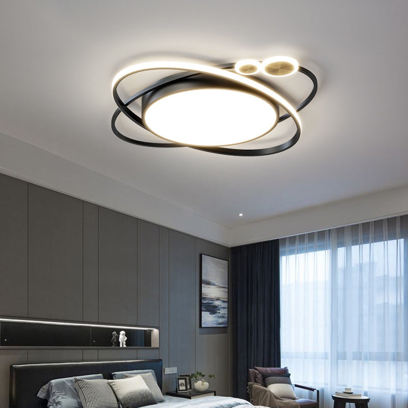 Acrylic Shade LED Flush Mounted Ceiling Lights Contemporary Lighting Fixture