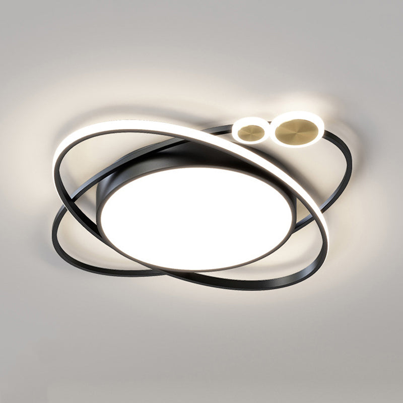 Acrylic Shade LED Flush Mounted Ceiling Lights Contemporary Lighting Fixture