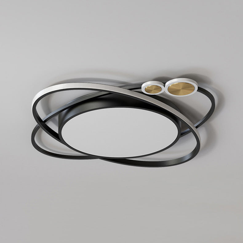 Acrylic Shade LED Flush Mounted Ceiling Lights Contemporary Lighting Fixture