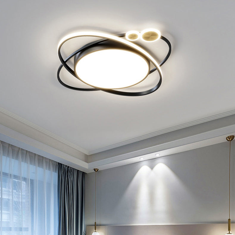 Acrylic Shade LED Flush Mounted Ceiling Lights Contemporary Lighting Fixture