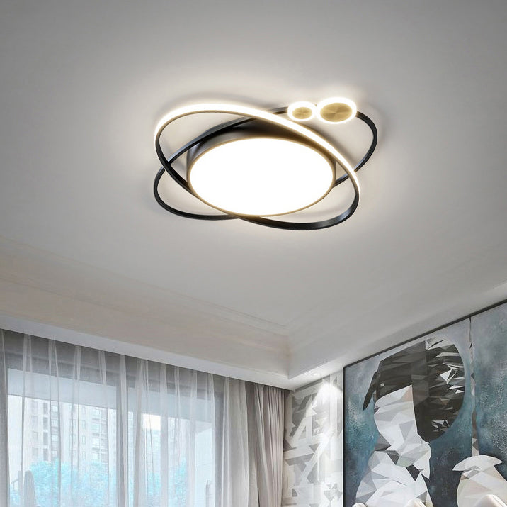 Acrylic Shade LED Flush Mounted Ceiling Lights Contemporary Lighting Fixture