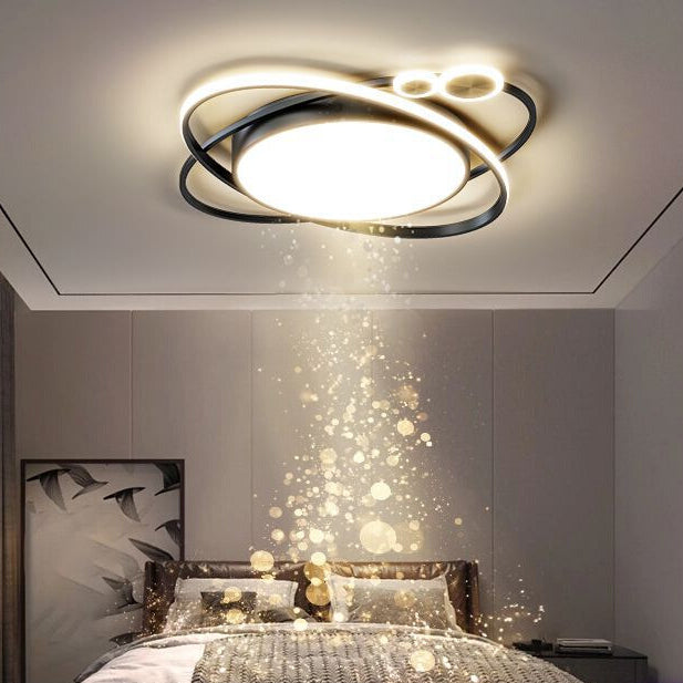 Acrylic Shade LED Flush Mounted Ceiling Lights Contemporary Lighting Fixture