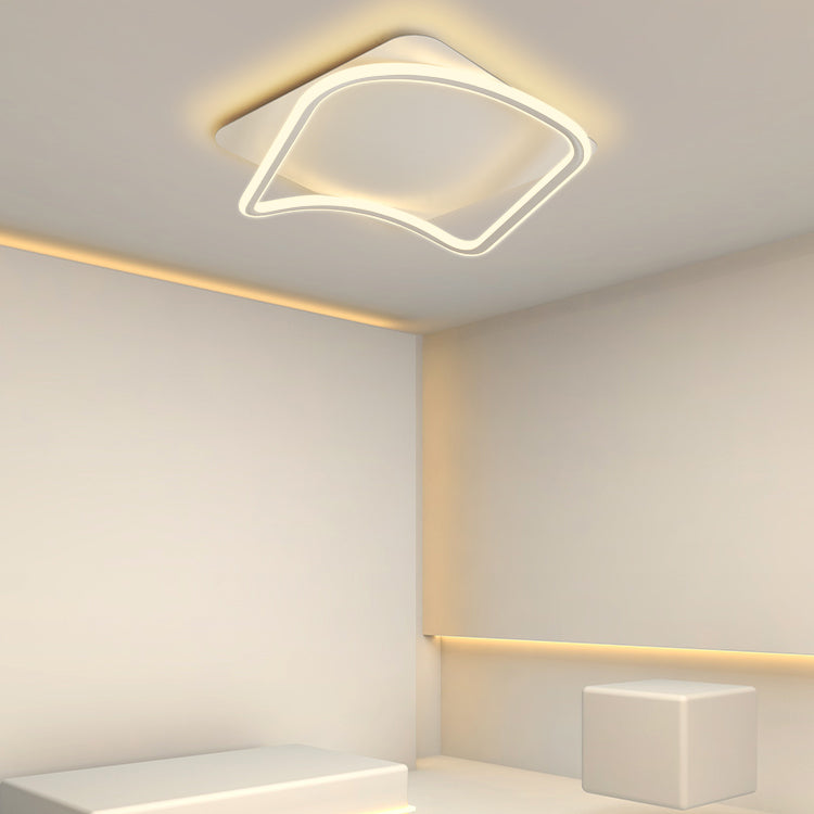 Plafonniers encastrés modernistes carrés Éclairage encastré à LED pour salon