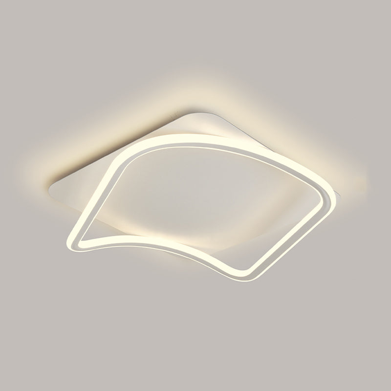 Plafonniers encastrés modernistes carrés Éclairage encastré à LED pour salon