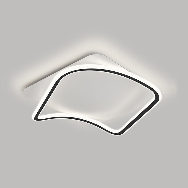 Plafonniers encastrés modernistes carrés Éclairage encastré à LED pour salon