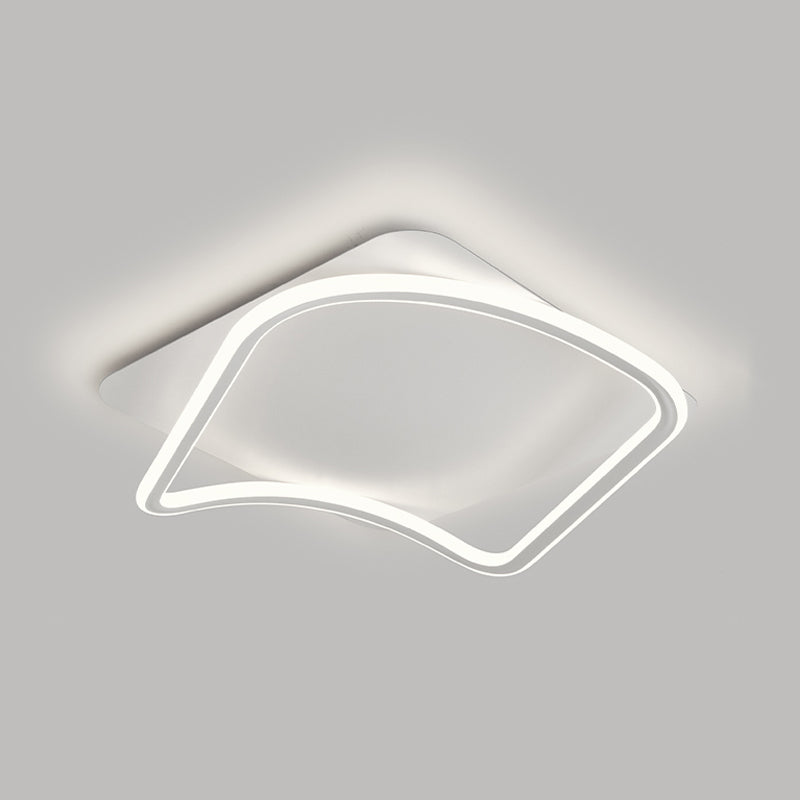 Plafonniers encastrés modernistes carrés Éclairage encastré à LED pour salon
