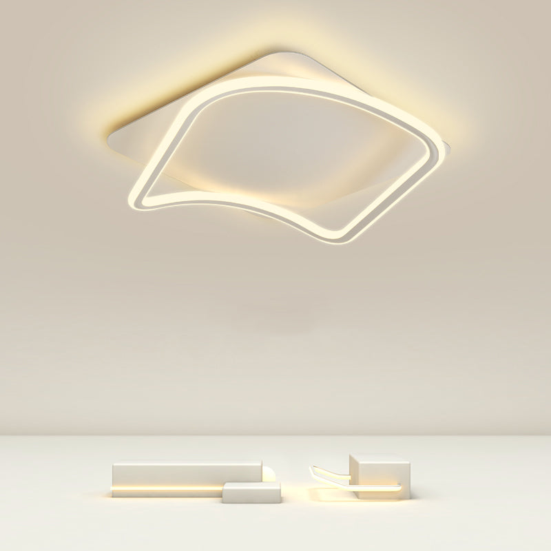 Plafonniers encastrés modernistes carrés Éclairage encastré à LED pour salon