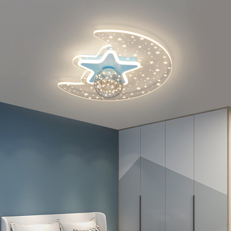 Bedroom Ceiling Mount Light Fixture Metal LED Modern Ceiling Lamp Fixture