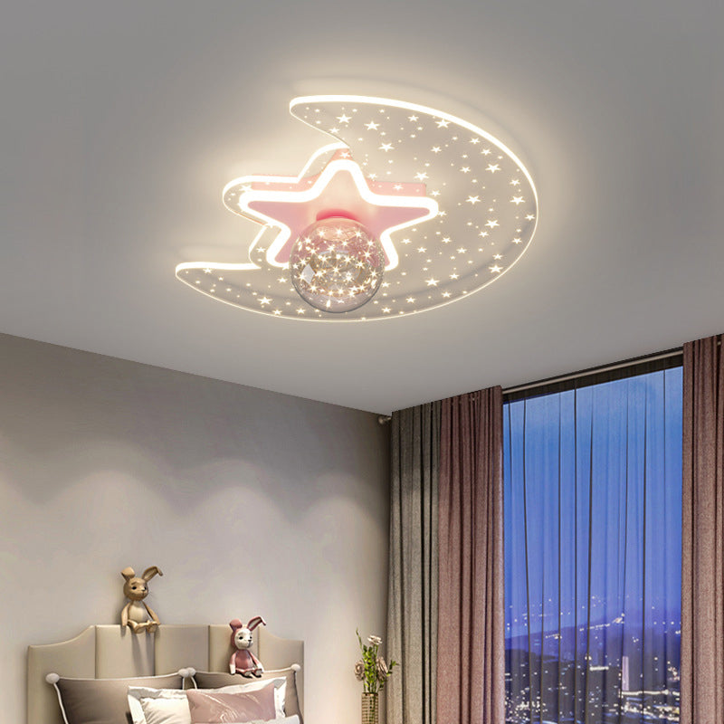 Bedroom Ceiling Mount Light Fixture Metal LED Modern Ceiling Lamp Fixture