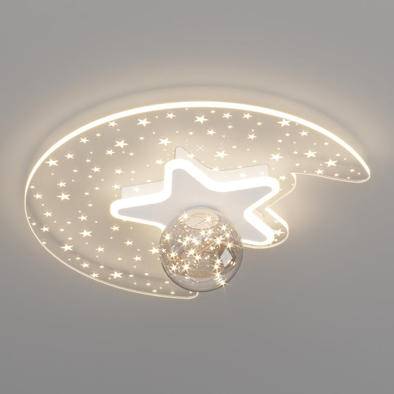 Bedroom Ceiling Mount Light Fixture Metal LED Modern Ceiling Lamp Fixture