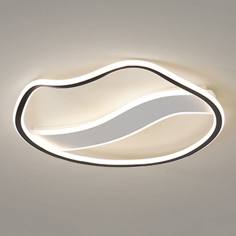 Metall Circle Ceiling Flush Mount Moderne LED Deckenleuchte für Schlafzimmer