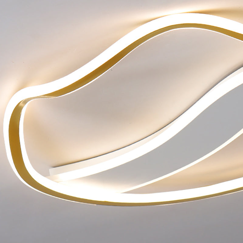 Metall Circle Ceiling Flush Mount Moderne LED Deckenleuchte für Schlafzimmer