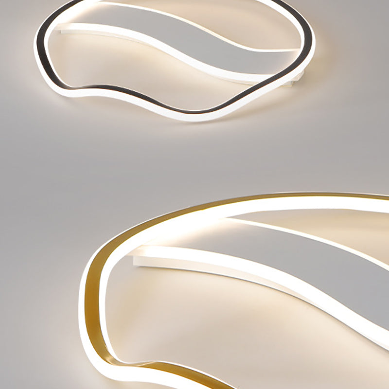 Metall Circle Ceiling Flush Mount Moderne LED Deckenleuchte für Schlafzimmer