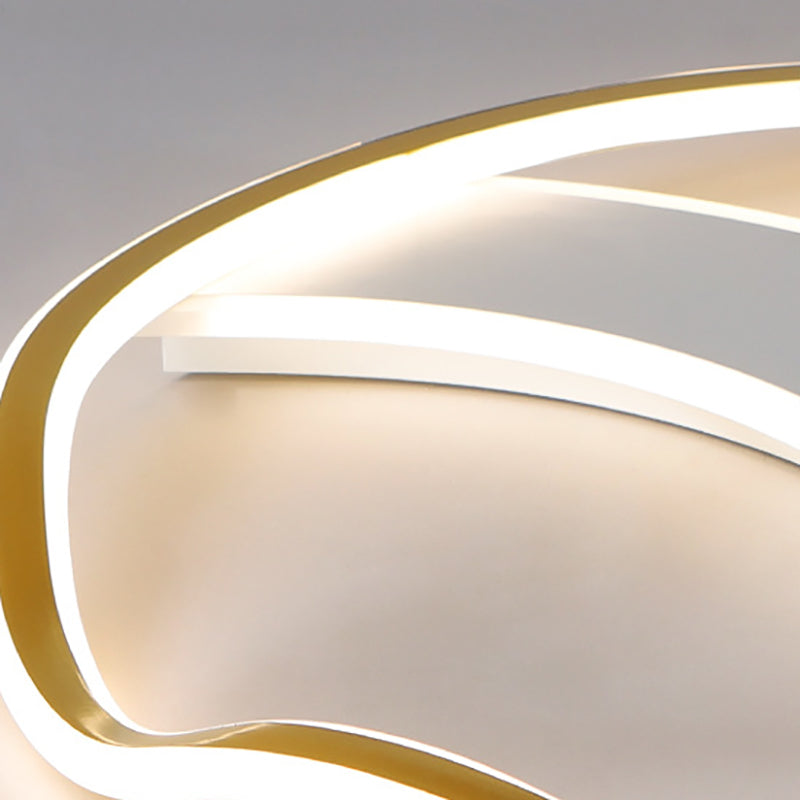 Metall Circle Ceiling Flush Mount Moderne LED Deckenleuchte für Schlafzimmer