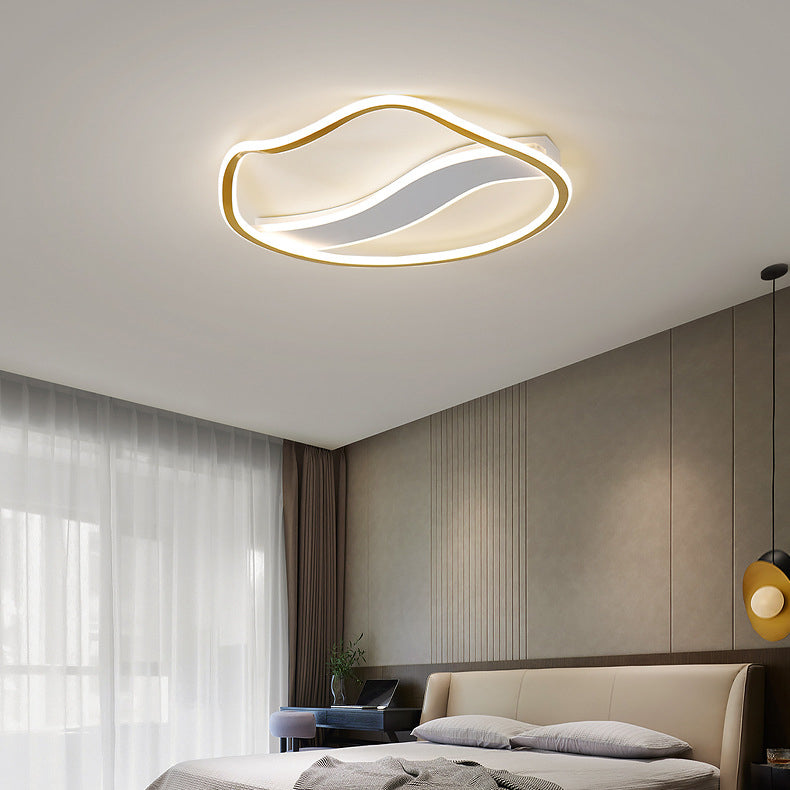 Metall Circle Ceiling Flush Mount Moderne LED Deckenleuchte für Schlafzimmer