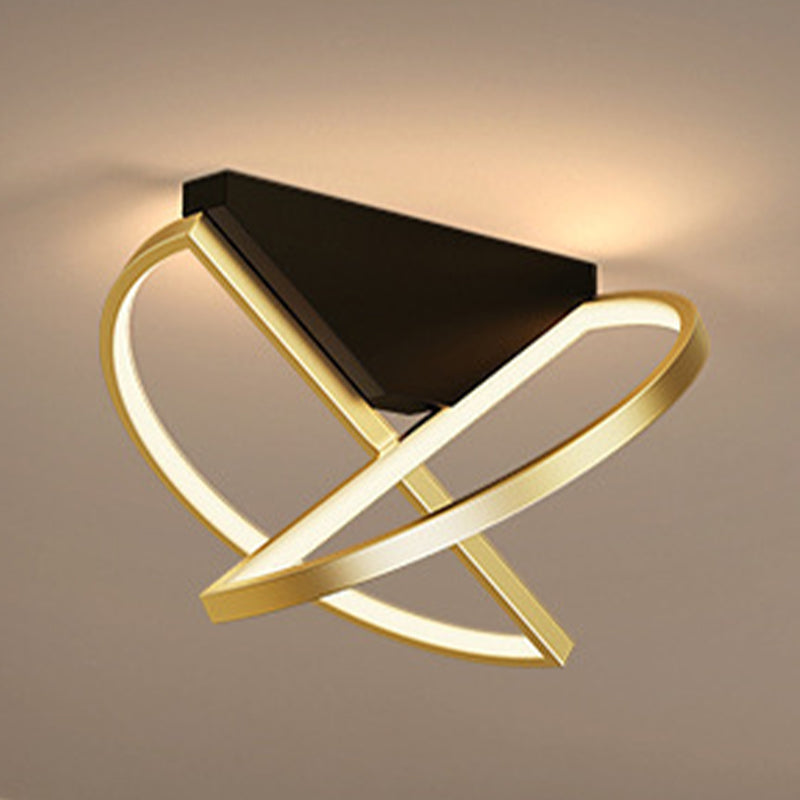 Aluminum Geometric Ceiling Lamp Simplicity LED Ceiling Flush Mount Light