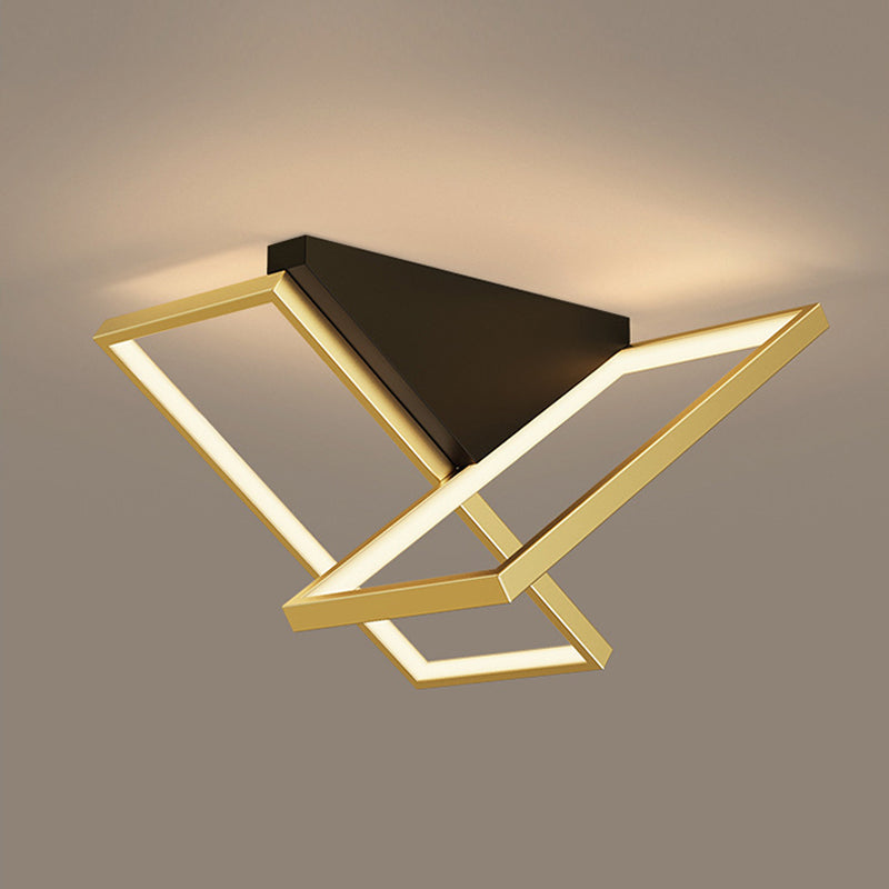 Aluminum Geometric Ceiling Lamp Simplicity LED Ceiling Flush Mount Light