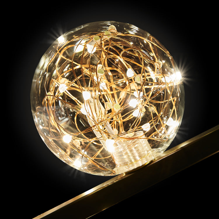 Accesorios de iluminación colgante de 8 cabezas de vidrio de lámpara simple para mesa de comedor