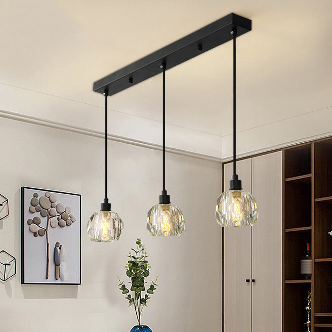 Ideas de iluminación de la isla de Crystal Island de estilo moderno de estilo Spherical