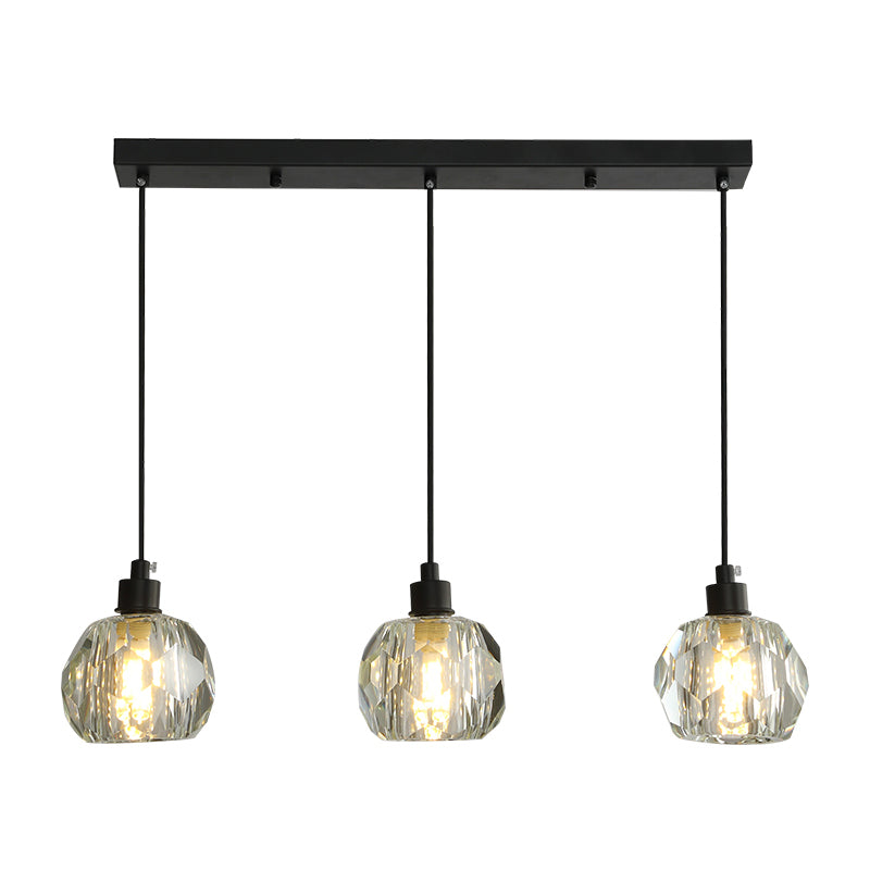 Ideas de iluminación de la isla de Crystal Island de estilo moderno de estilo Spherical