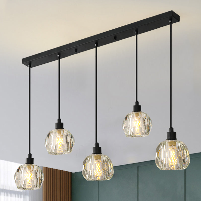 Modern Style Spherical Island Lighting Fixtures Crystal Island Lighting Ideas