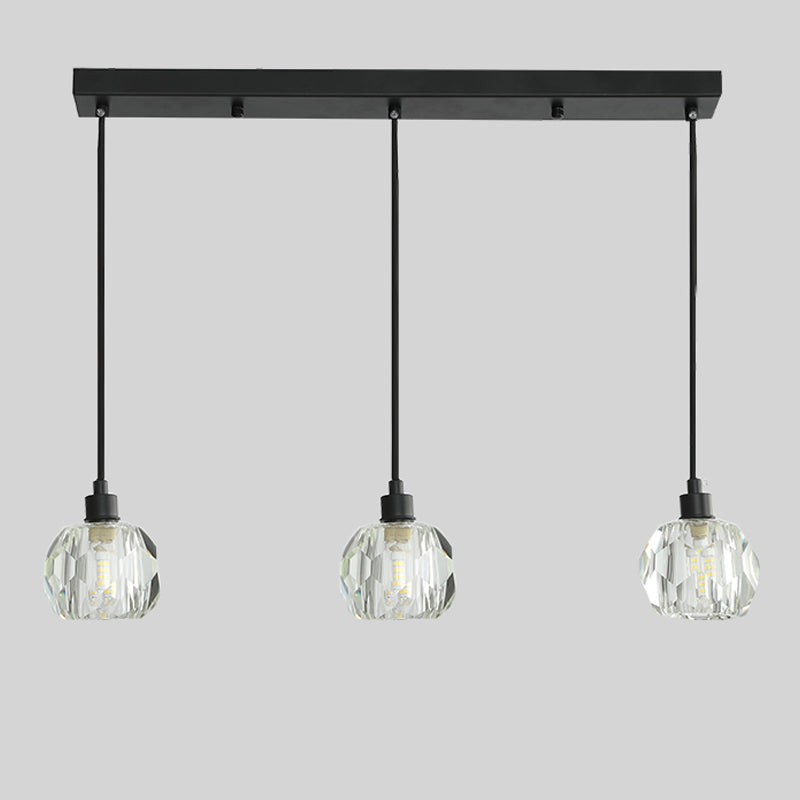 Ideas de iluminación de la isla de Crystal Island de estilo moderno de estilo Spherical