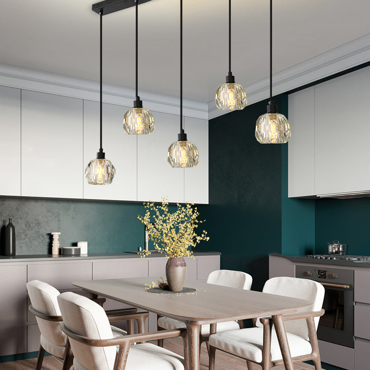 Modern Style Spherical Island Lighting Fixtures Crystal Island Lighting Ideas