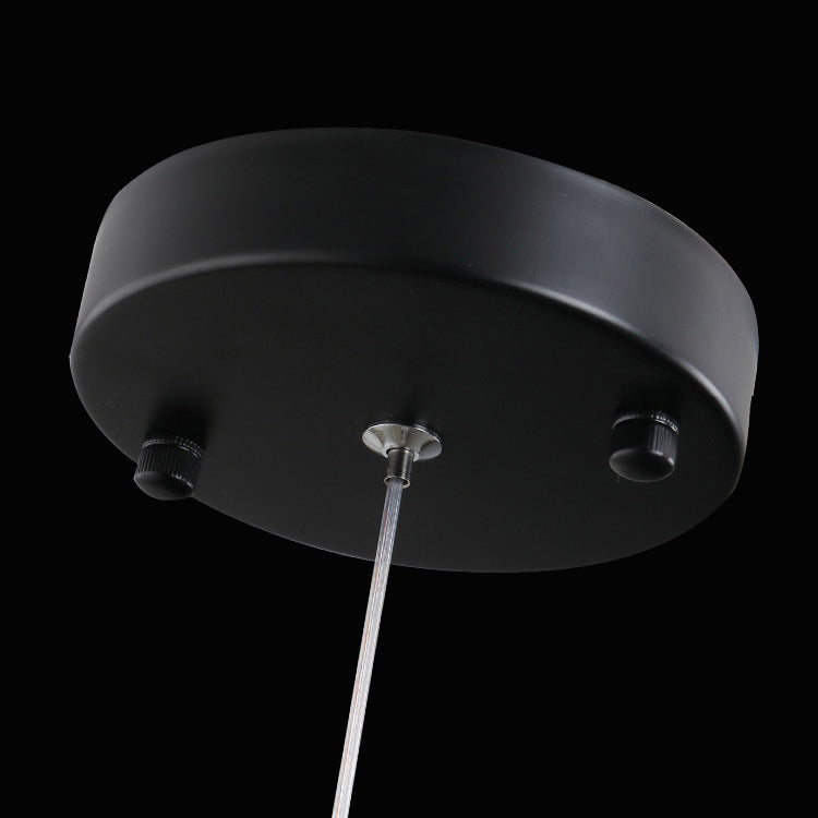 Accesorios de iluminación de estilo cuadrado moderno Ideas de iluminación de la isla de cristal