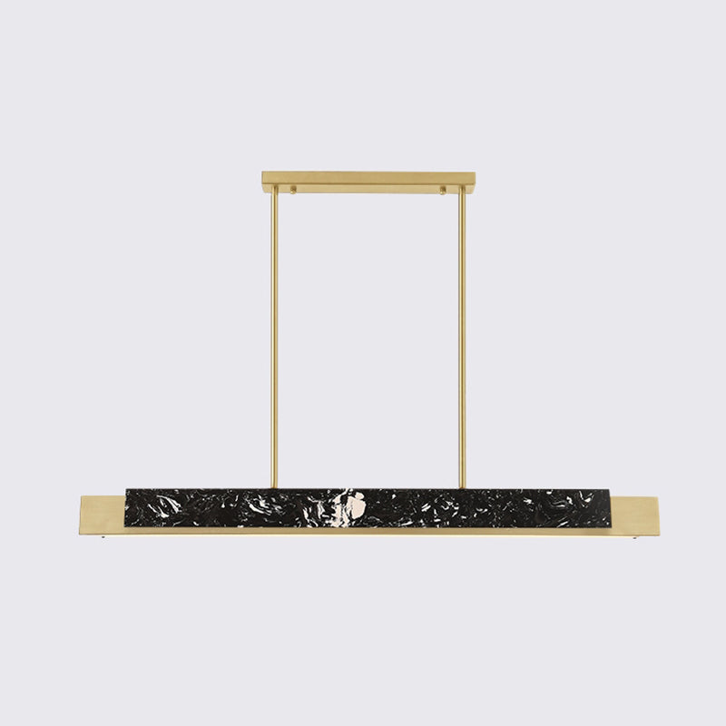 Estilo contemporáneo colgante colgante lineal mármol 1- liviano liviano