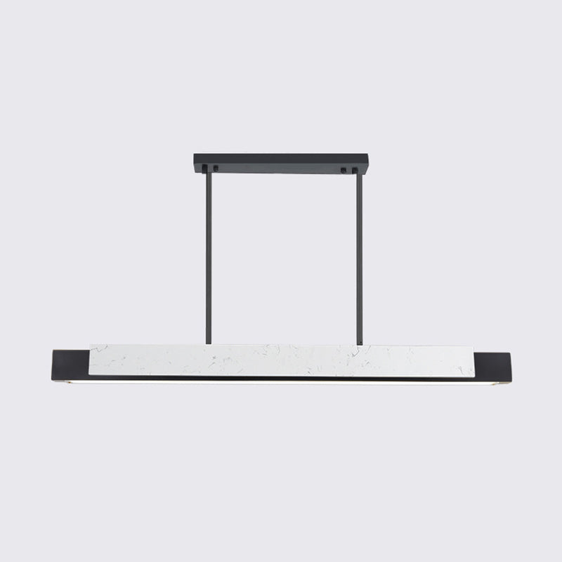 Estilo contemporáneo colgante colgante lineal mármol 1- liviano liviano