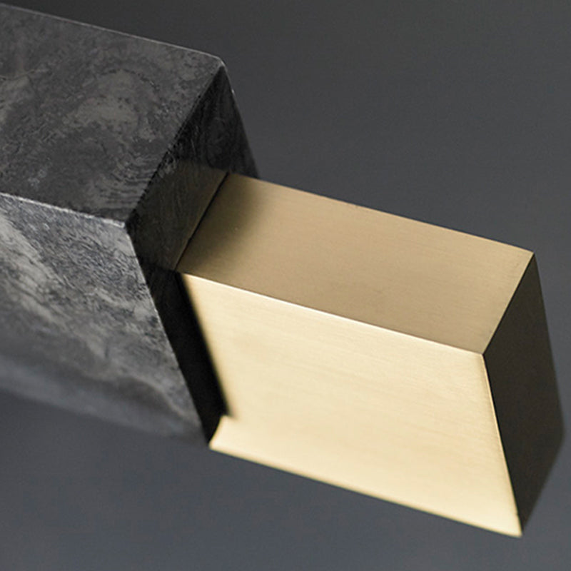 Estilo contemporáneo colgante colgante lineal mármol 1- liviano liviano